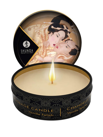 Shunga Massage Candle Vanilla - 30ml (6pcs)